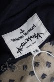 画像5: ANGLOMANIA 中古 / 総柄切リ替エロングトップス 38 ネイビー×ベージュ  Y-26-09-23-013-to-SZ-ZY (5)