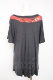 画像2: ヴィヴィアンウエストウッド 中古 / リボンスカーフプリントTシャツ 2 グレー  Y-26-10-07-034-to-SZ-ZY (2)