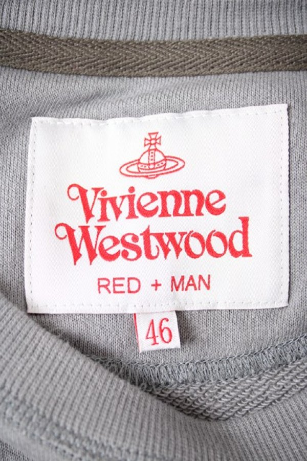 画像4: ヴィヴィアンウエストウッド MAN 中古 / LIQUID ORB SWEATSHIRT 46 グレー  Y-26-10-07-036-to-SZ-ZY (4)