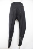 画像5: ヴィヴィアンウエストウッド MAN 中古 / ピンストライプシングルセットアップ 46 黒  Y-26-10-07-044-su-SZ-ZY (5)