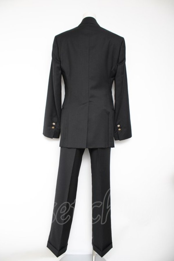 画像2: ヴィヴィアンウエストウッド MAN 中古 / シングルスーツセットアップ 44 黒  Y-26-10-07-045-su-SZ-ZY (2)