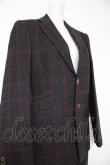 画像4: ヴィヴィアンウエストウッド MAN 中古 / ウールタータンテーラードジャケット&パンツ 44 ブラック×レッド  Y-26-10-07-047-su-SZ-ZY (4)