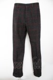 画像5: ヴィヴィアンウエストウッド MAN 中古 / ウールタータンテーラードジャケット&パンツ 44 ブラック×レッド  Y-26-10-07-047-su-SZ-ZY (5)