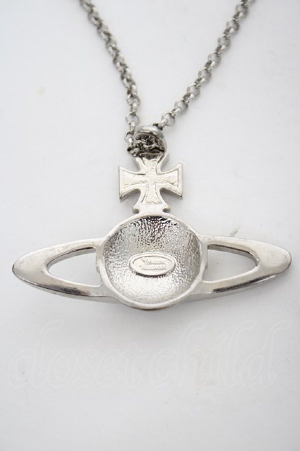 画像2: ヴィヴィアンウエストウッド 中古 / LARGE METAL ORB PENDANT  シルバー  Y-26-10-07-007-nl-OD-ZY (2)