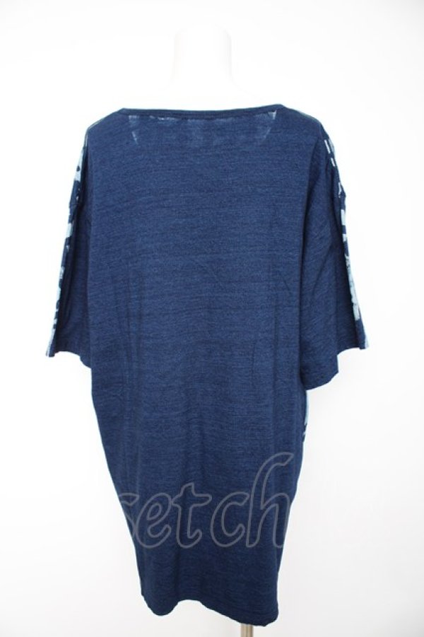 画像2: ヴィヴィアンウエストウッド MAN 中古 / オーブ総柄Tシャツ 50 ブルー  Y-26-10-14-006-to-SZ-ZY (2)