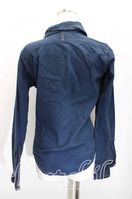 Vivienne Westwood / ドランクンシャツ H-23-10-15-037-bl-IN-ZH 