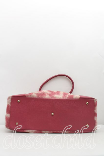 Vivienne Westwood / レオパードヤスミンバッグ(L) ピンク H-23-11-12 