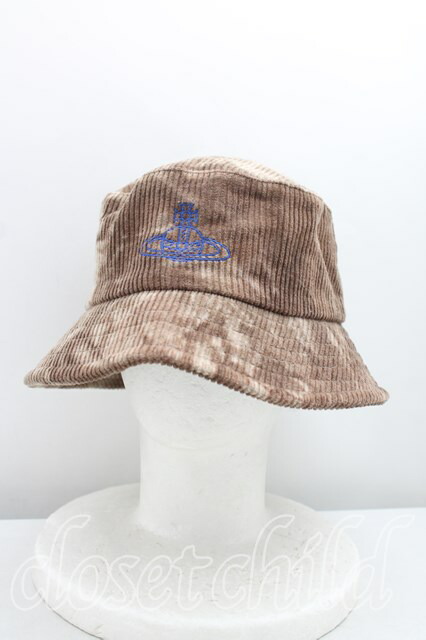 Vivienne Westwood / コーデュロイバケットハット 茶 H-23-11-12-133 