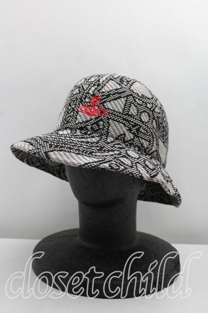Vivienne Westwood / オーブ総柄サマーハット ベージュ H-24-03-10-078 