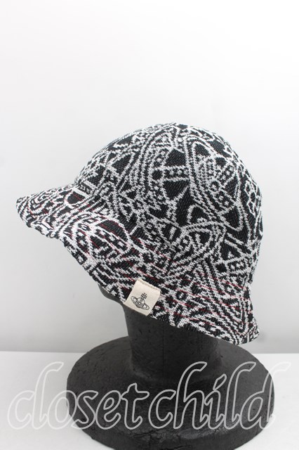 Vivienne Westwood ACCESSORIES（ヴィヴィアンウエストウッドアクセサリー）の「“RANDOM LINE ORB”  サーモバケットハット【129153 12L】（ハット）」 - WEAR