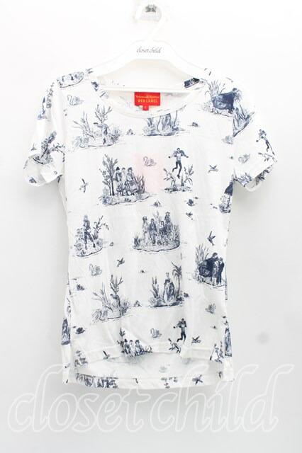 激レア ヴィヴィアンウエストウッド トワレ柄 Tシャツ｜レディース