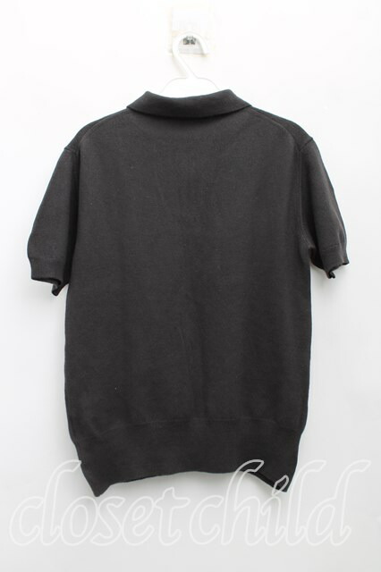 Vivienne Westwood / カラーオーブ刺繍半袖ニット S チャコールグレー 