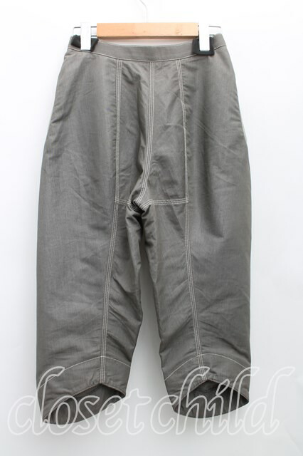 Vivienne Westwood / 七分丈パンツ UK10 灰 H-24-09-01-016-pa-IN-ZH  
