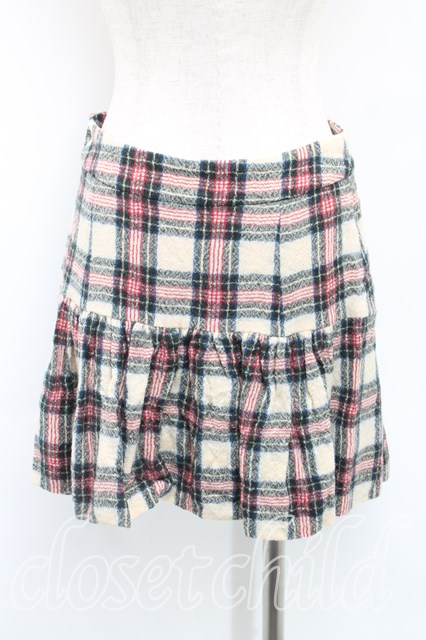 Vivienne Westwood / チェックプリーツスカート 2 生成 H-24-10 