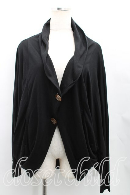 Vivienne Westwood / ドルマンカーディガン 2 黒 H-24-12-15-043-to-IN  