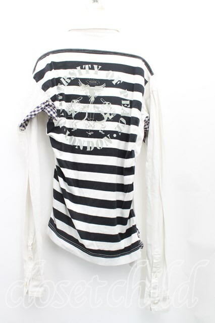 期間限定セール ヴィヴィアンウエストウッドハートと惑星刺ホワイトシャツ46 期間限定セール ヴィヴィアンウエストウッドハートと惑星刺