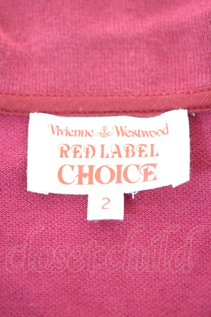 Vivienne Westwood / CHOICE 単色オーブ刺繍ポロシャツワンピース I-23 