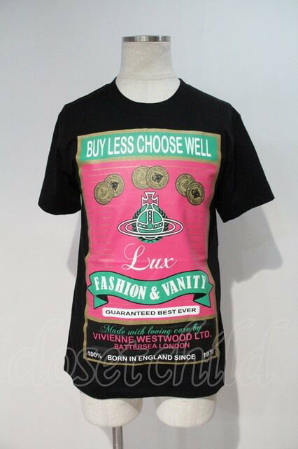 Vivienne Westwood //ラブシャツ42 黒 I-24-04-07-002-bl-HD-ZI - closetchild Vivienne  westwood古着専門店