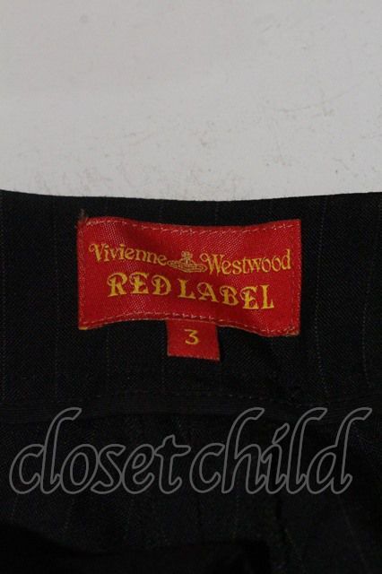 Vivienne Westwood / カンガルーパンツ3 黒X白 I-24-03-07-032-pa-HD  