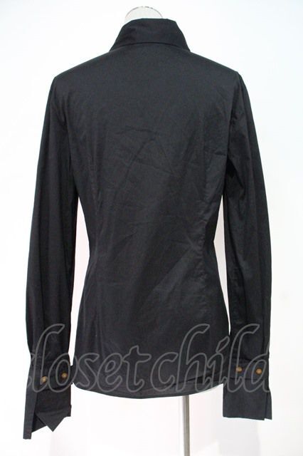 Vivienne Westwood //ラブシャツ42 黒 I-24-04-07-002-bl-HD-ZI - closetchild Vivienne  westwood古着専門店