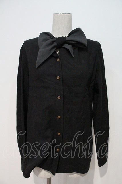 wakamaya826 様】ヴィヴィアン リボンタイ オーブ刺繍 ブラウス