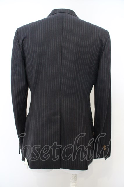 Vivienne Westwood MAN / ピンストライプジャケット46 ブラックx 