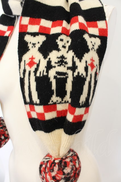 Vivienne Westwood マフラー ボンボンマフラー ボーダー ウール 【公式