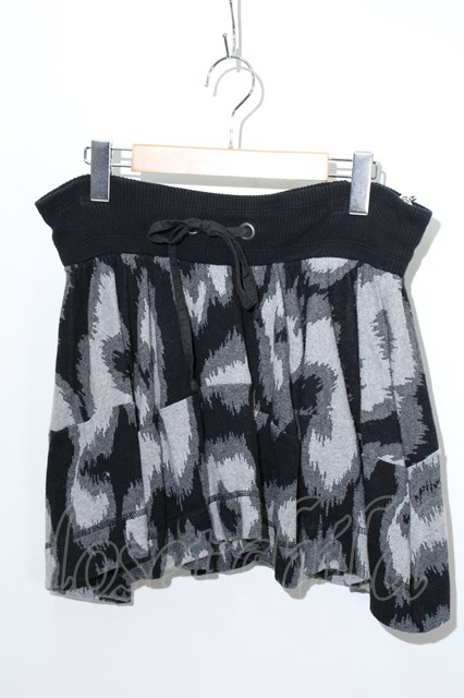 Vivienne Westwood / レオパード柄スカート 黒 S-24-05-29-059-to-UT 
