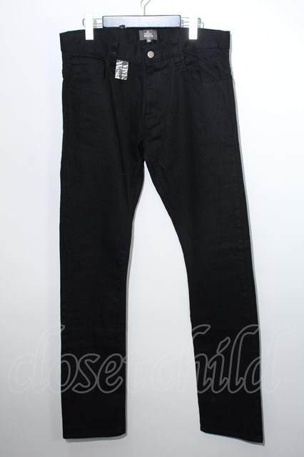 Vivienne Westwood MAN / ストレートデニムパンツ50 黒 S-24-05-29-066 