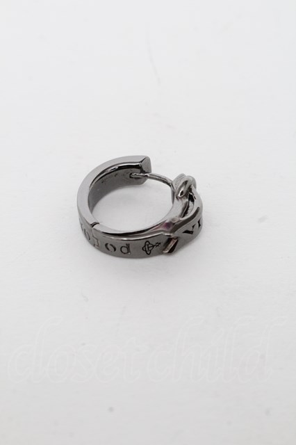 Vivienne Westwood フープピアス ガンメタル Vivienne Westwood ヴィヴィアンウエストウッド ピアス メンズ