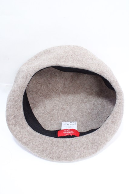ヴィヴィアンウエストウッド 中古 / ウールベレー帽 ベージュ Y