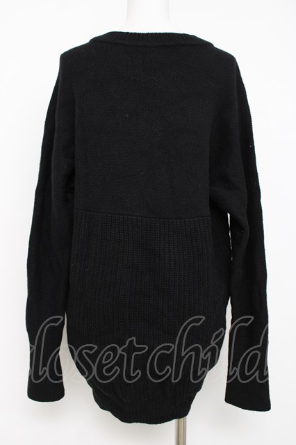 ヴィヴィアンウエストウッド 中古 / 単色オーブ刺繍ニット 2 ブラック