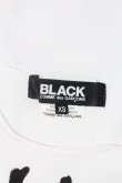 画像3: BLACK COMME des GARCONS / ＢＬＡＣＫ　ＰＴ　Ｔシャツ XS 白Ｘ黒 I-24-03-08-016-to-HD-ZI (3)