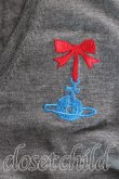 画像3: 【USED】Vivienne Westwood / エッセンシャルオーブ刺繍カーディガン ヴィヴィアンウエストウッド ビビアン   1 灰 【中古】 H-23-10-29-077-to-OD-ZH (3)