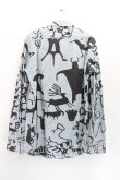 画像2: 【USED】Vivienne Westwood / ケイブマンptストライプシャツ ヴィヴィアンウエストウッド ビビアン   48 白×青 【中古】 H-23-11-12-021-bl-IN-ZH (2)