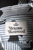 画像3: 【USED】Vivienne Westwood / ケイブマンptストライプシャツ ヴィヴィアンウエストウッド ビビアン   48 白×青 【中古】 H-23-11-12-021-bl-IN-ZH (3)