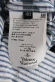 画像4: 【USED】Vivienne Westwood / ケイブマンptストライプシャツ ヴィヴィアンウエストウッド ビビアン   48 白×青 【中古】 H-23-11-12-021-bl-IN-ZH (4)