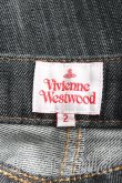 画像3: 【USED】Vivienne Westwood / オーブステッチ裾ZIPデニムパンツ ヴィヴィアンウエストウッド ビビアン   2 黒 【中古】 H-23-11-26-069-pa-IN-ZH (3)