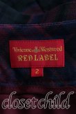 画像3: 【USED】Vivienne Westwood / タータンチェックプリーツフラップスカート ヴィヴィアンウエストウッド ビビアン   2 赤 【中古】 H-23-12-10-026-sk-OD-ZH (3)