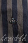 画像6: 【USED】Vivienne Westwood MAN / オーブ刺繍ストライプシャツ ヴィヴィアンウエストウッド ビビアン   46 カーキ 【中古】 H-24-02-04-074-bl-OD-ZH (6)