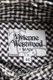 画像3: 【USED】Vivienne Westwood MAN / 総柄タイ付シャツ ヴィヴィアンウエストウッド ビビアン   44 黒 【中古】 H-24-02-11-029-bl-IN-ZH (3)