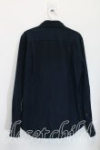 画像2: 【USED】Vivienne Westwood MAN / オーブ刺繍シャツ ヴィヴィアンウエストウッド ビビアン   44 黒 【中古】 H-24-02-11-088-bl-OD-ZH (2)