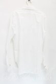 画像2: 【USED】Vivienne Westwood MAN / オーブ刺繍アシメカラーシャツ ヴィヴィアンウエストウッド ビビアン   46 白 【中古】 H-24-02-18-024-bl-IN-ZH (2)