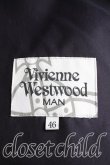 画像3: 【USED】Vivienne Westwood MAN / CO/ハンドドローンチェックコート ヴィヴィアンウエストウッド ビビアン46 紺 【中古】 H-24-02-25-092-co-OD-ZH (3)