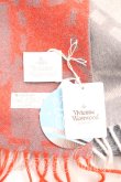 画像2: 【USED】Vivienne Westwood / オーブ総柄大判ストール ヴィヴィアンウエストウッド ビビアン 赤 【中古】 H-24-03-03-087-gd-IN-ZH (2)