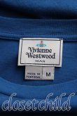 画像3: 【USED】Vivienne Westwood / TS/CRプリントTシャツ ヴィヴィアンウエストウッド ビビアンM 青 【中古】 H-24-03-17-040-ts-OD-ZH (3)