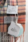 画像3: 【USED】Vivienne Westwood / オーブ刺繍タータンチェックカシミヤマフラー ヴィヴィアンウエストウッド ビビアン ピンク 【中古】 H-24-03-17-072-gd-IN-ZH (3)