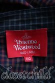 画像3: 【USED】Vivienne Westwood / ギンガムチェックフリルシャツ ヴィヴィアンウエストウッド ビビアン00 紺 【中古】 H-24-04-14-011-bl-OD-ZH (3)
