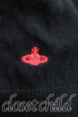 画像3: 【USED】Vivienne Westwood / 単色オーブ刺繍タイフロントニット ヴィヴィアンウエストウッド ビビアン2 黒 【中古】 H-24-05-12-052-to-OD-ZH (3)