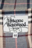画像3: 【USED】Vivienne Westwood MAN / オーブ刺繍タータンチェックロングシャツ ヴィヴィアンウエストウッド ビビアン  ブラウンチェック 【中古】 I-24-02-09-008-bl-HD-ZI (3)
